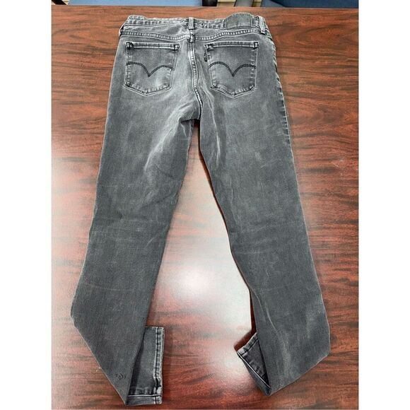 Levi’s Dark Grey Colored 711 Skinny Jeans Size 29 - Picture 3 of 8